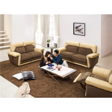 Wohnzimmer Echtleder Sofa (702)